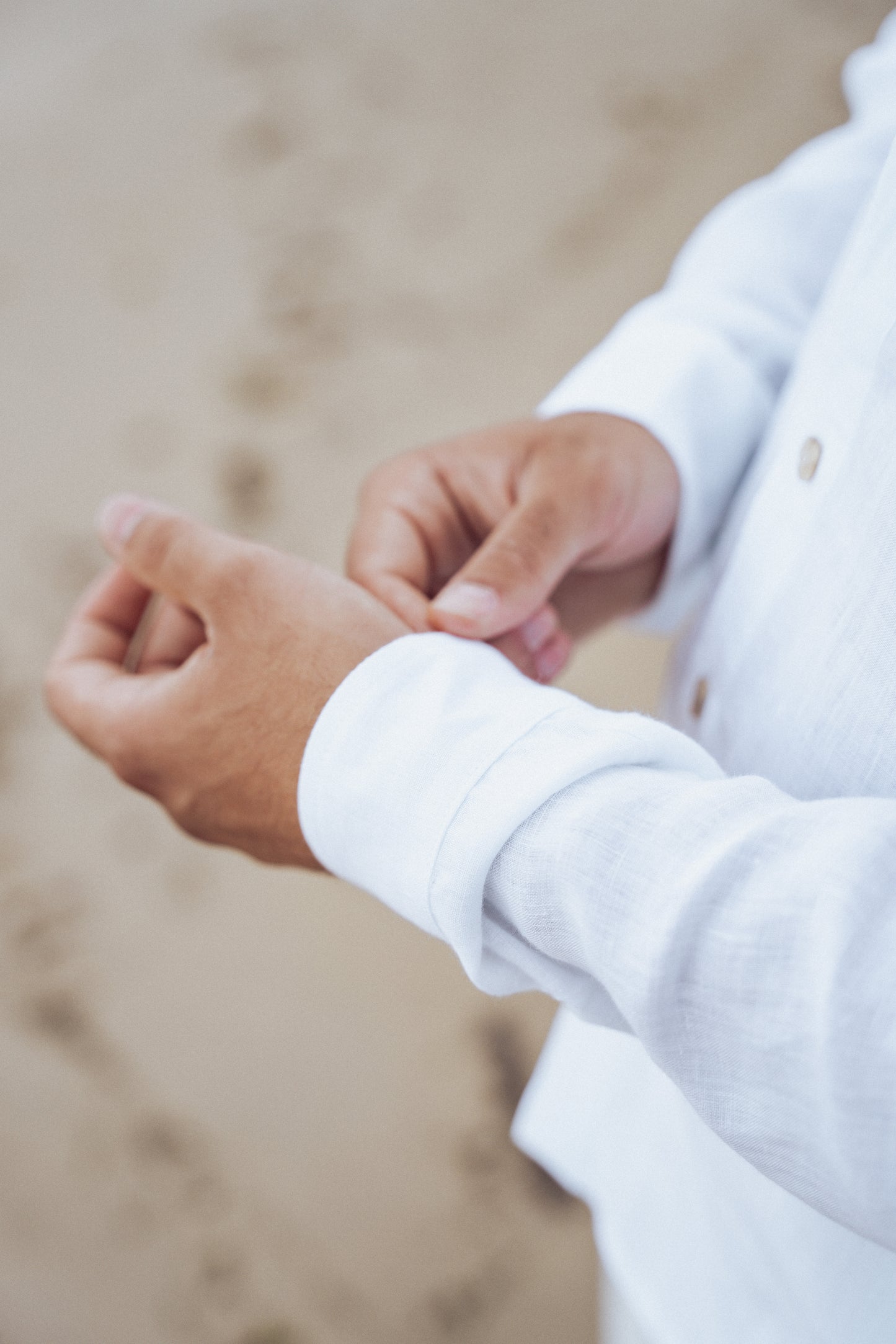 L’intemporelle chemise en lin blanc